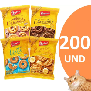 Biscoitos Amanteigados Bolacha Bauducco Em Sache 11g 200un