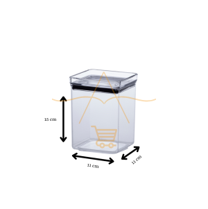 Pote Hermético Quadrado 1000ml