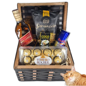 Cesta Presente Kit Masculino Whisky