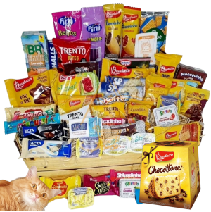 Cesta Natal Café Da Manhã Chocolate Presente Chocottone