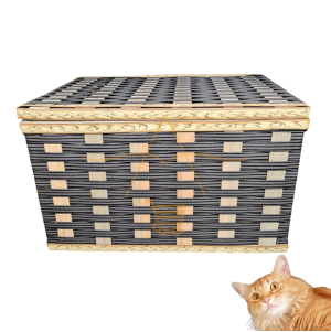 Cesta Bau Caixa Organizador Brinquedos Mala Vime Sintetico G