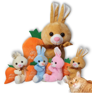 Kit 5 Pelucias Coelho De Pascoa P Atacado Revenda Brinquedo