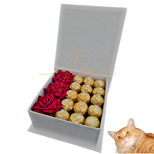 Cesta De Chocolate Na Caixa Ferrero Presente Lembrança